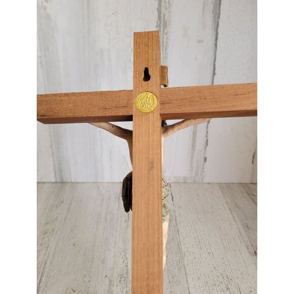 INRI cross Jesus crucifix hanging home decor wall religious - Picture 9 of 10